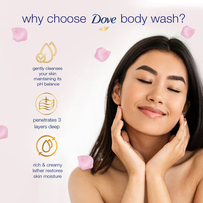 Dove Body Wash- Soothing Rose & Aloe Vera Body