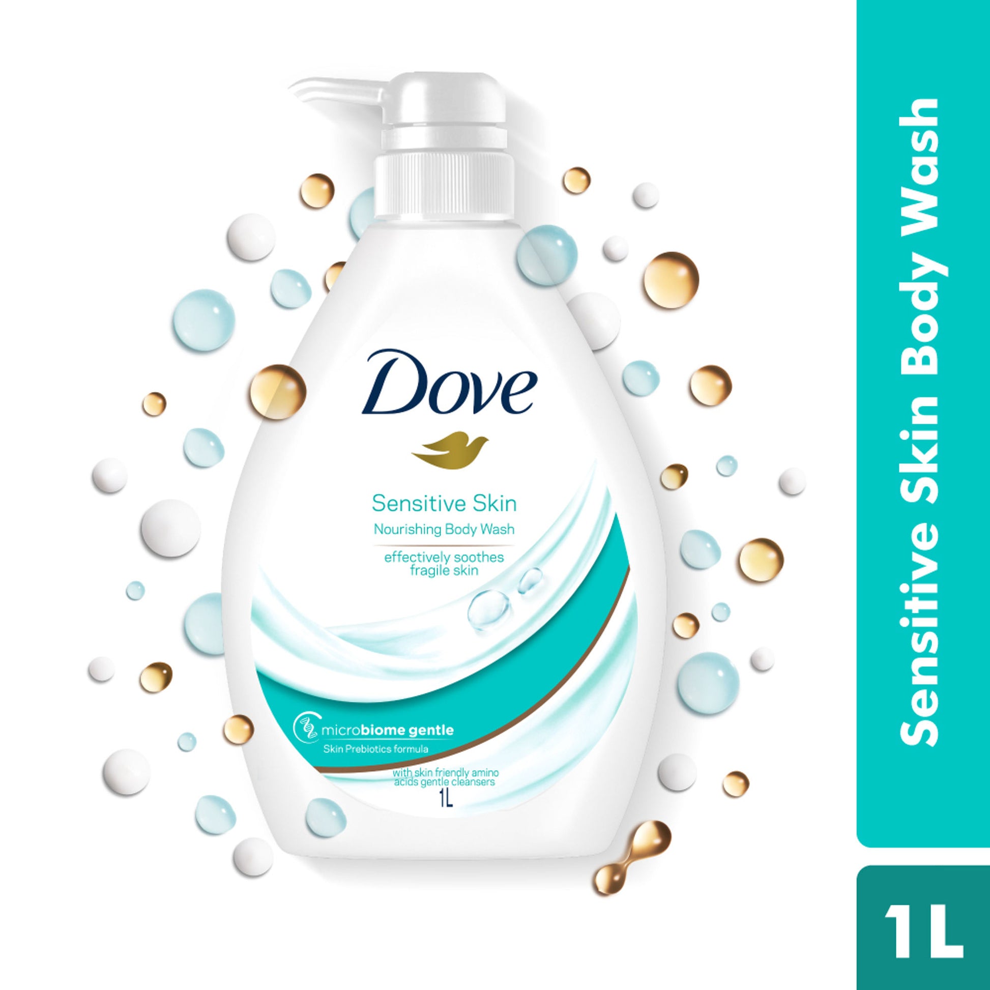 Dovebody Wash - Beauty Nourishing For Sensitive Skin