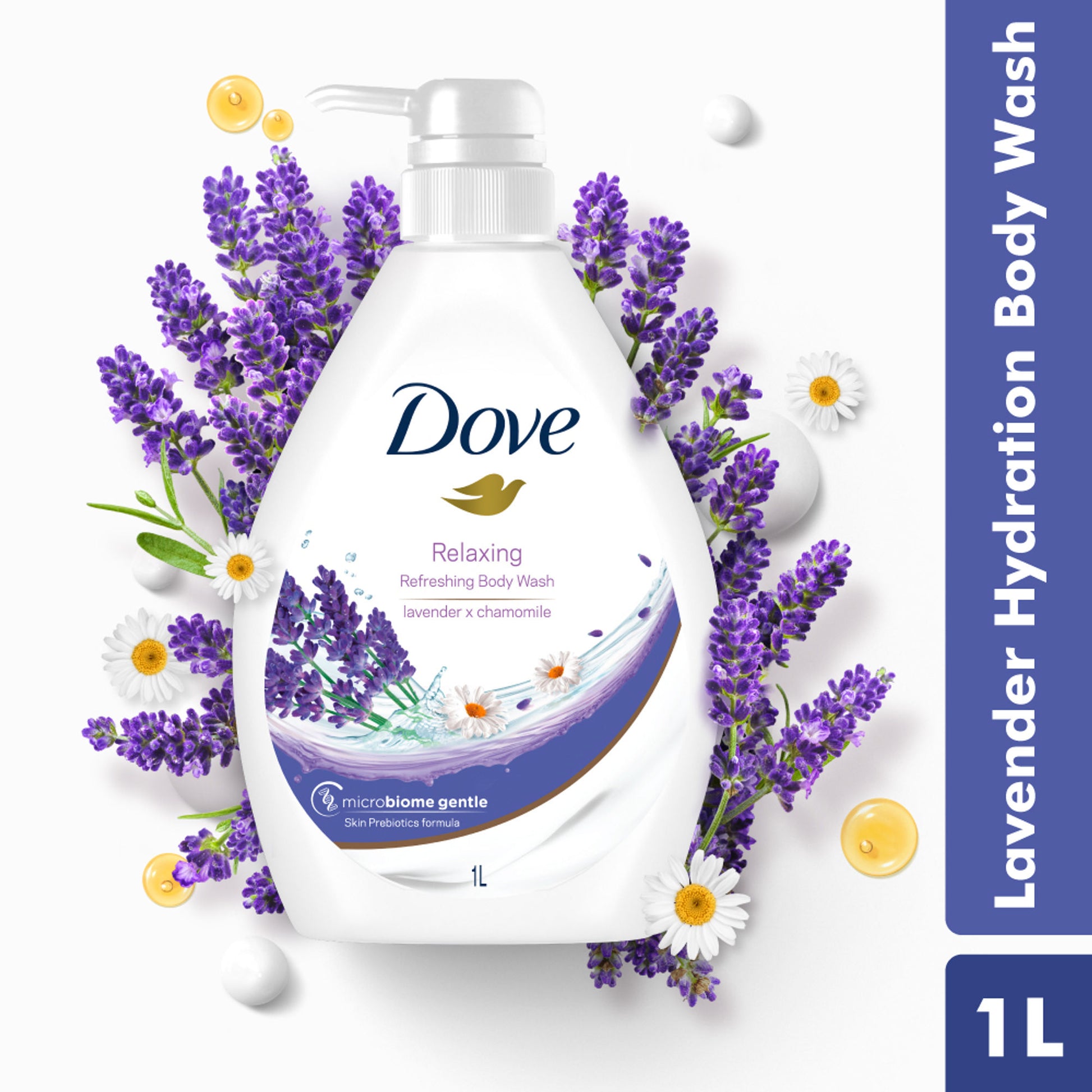 Dove Body Wash - Lavender & Chamomile Go Fresh