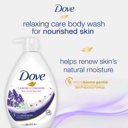 Dove Body Wash - Lavender & Chamomile Go Fresh