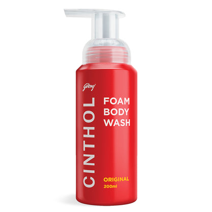 Cinthol Original Foaming Body Wash, Glycerin Shower Gel