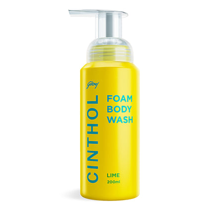 Cinthol Lime Aqua Foaming Body Wash, Glycerin Shower Gel Refill