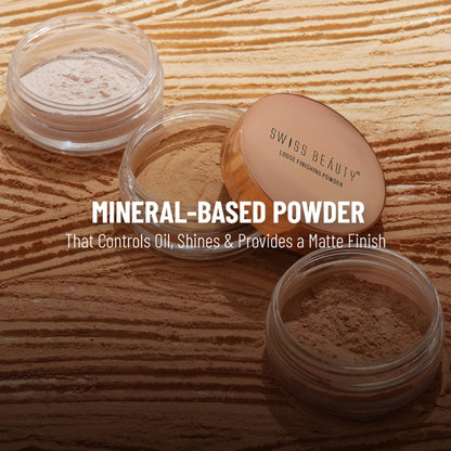 Swiss Beauty Ultra Fine Matte Loose Finish Powder - 02 Banana Powder