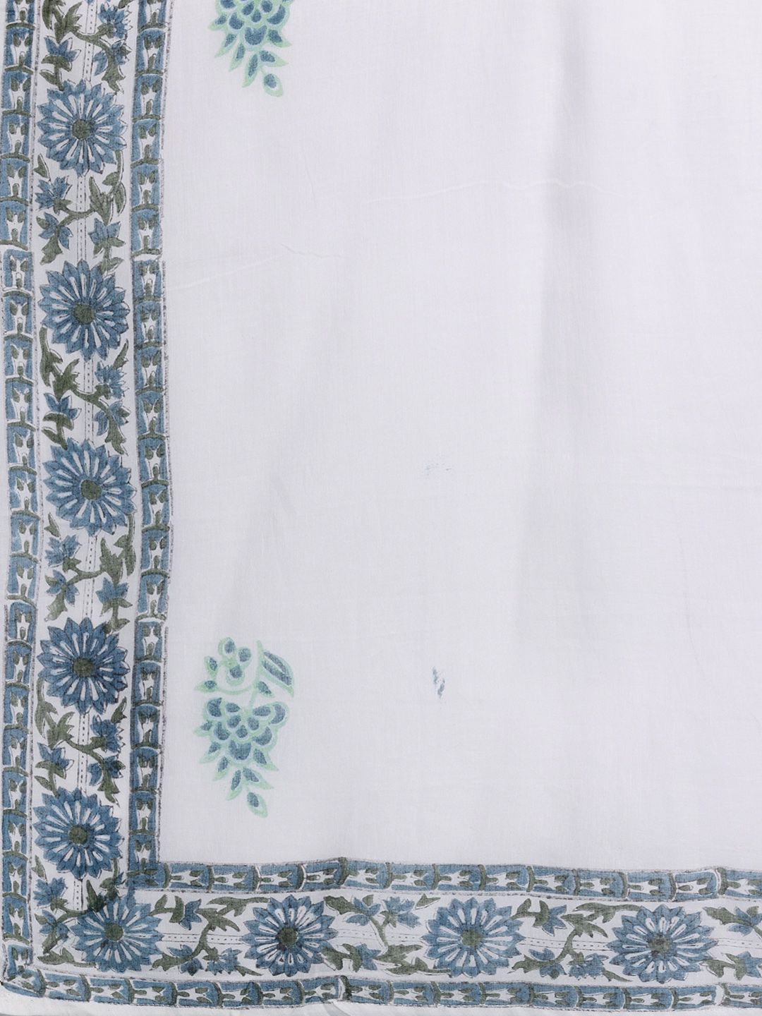 Dhiyona IE Women Floral Printed Empire Pure Cotton Kurta with Trousers & Dupatta