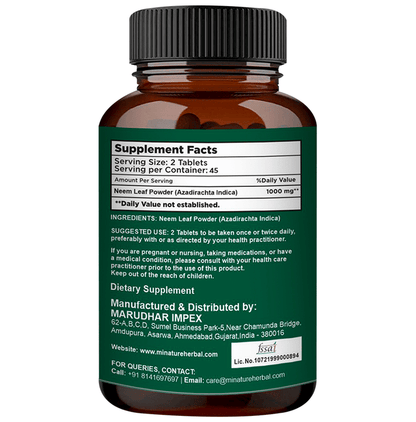 Minature Neem Tablets