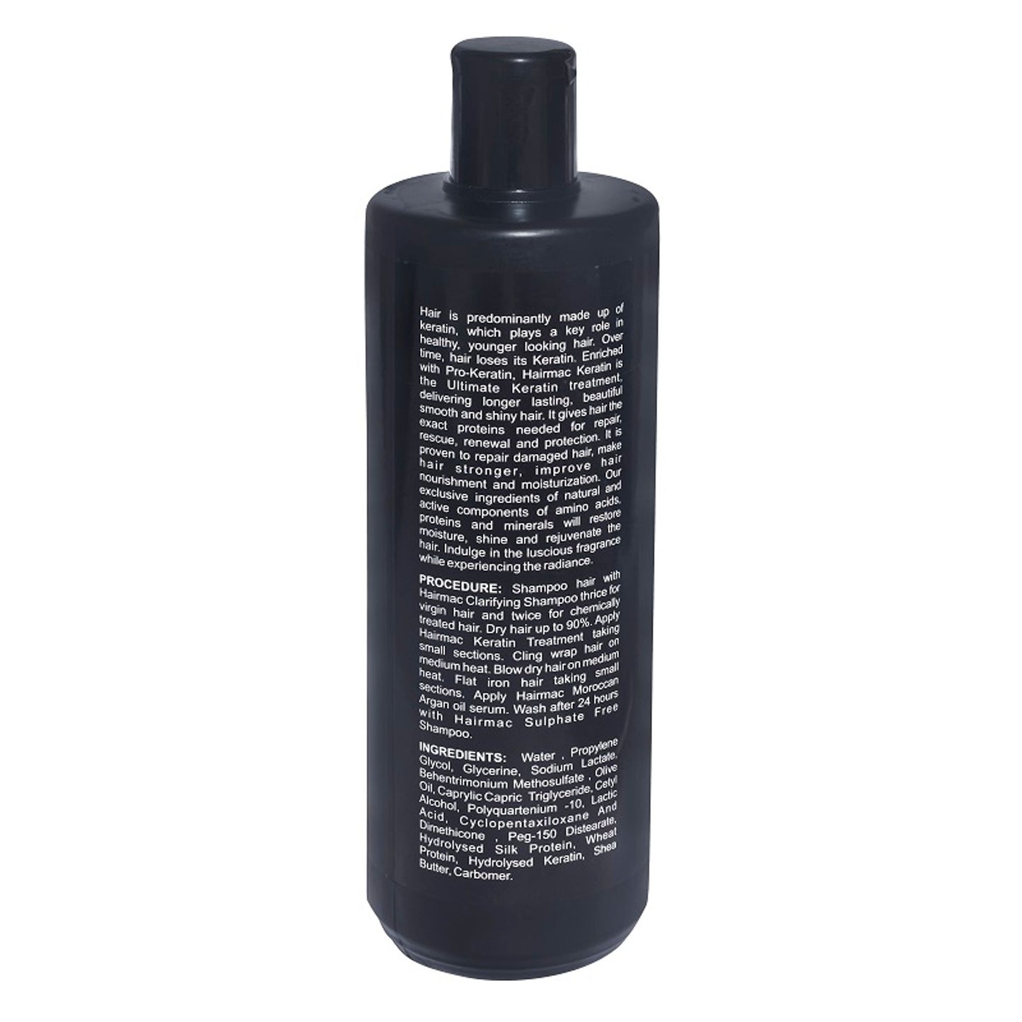 Hairmac Professional Keratin Treatment for all Hair types. 80% straight hair