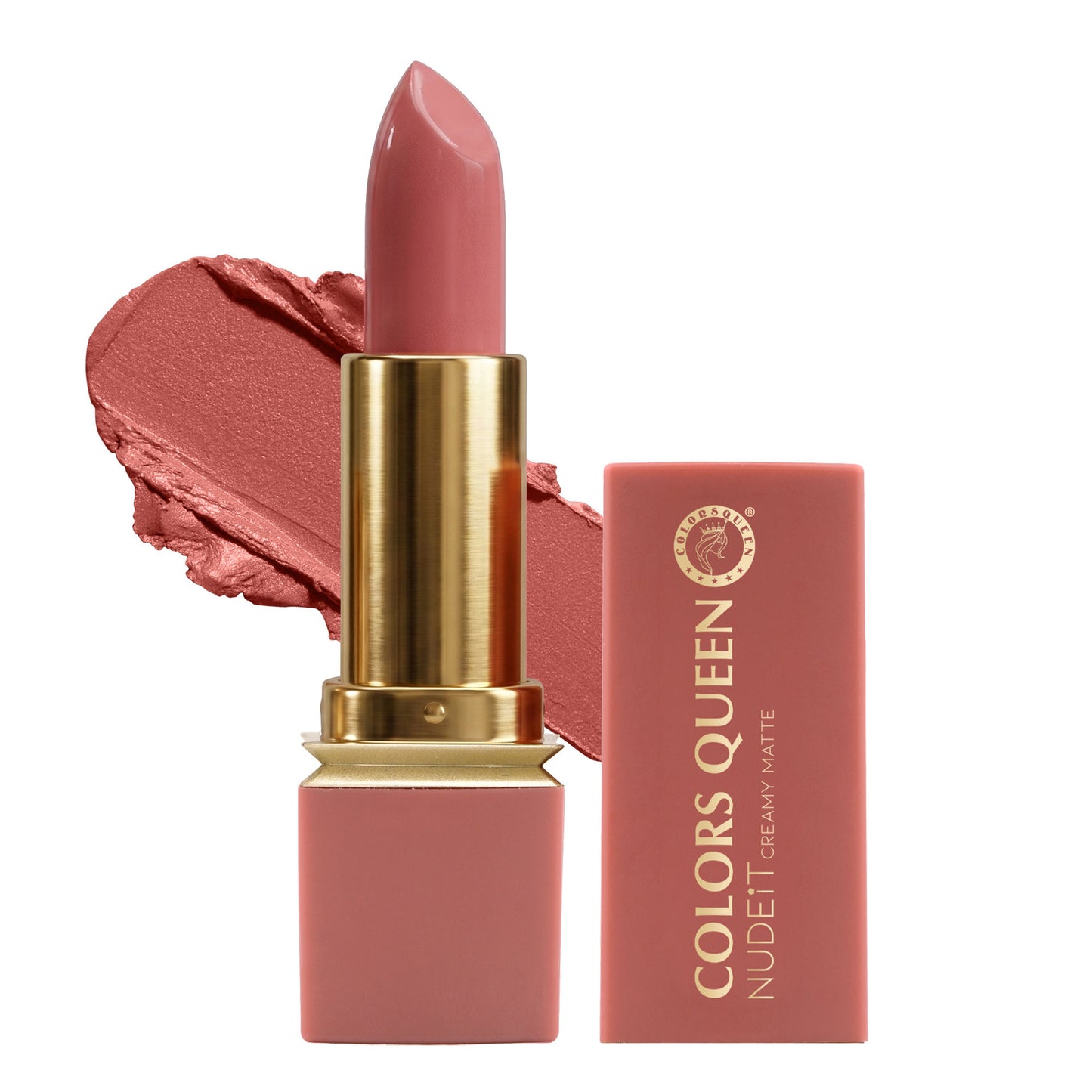 Colors Queen Nude It Creamy Matte Lipstick - Pink Blossom