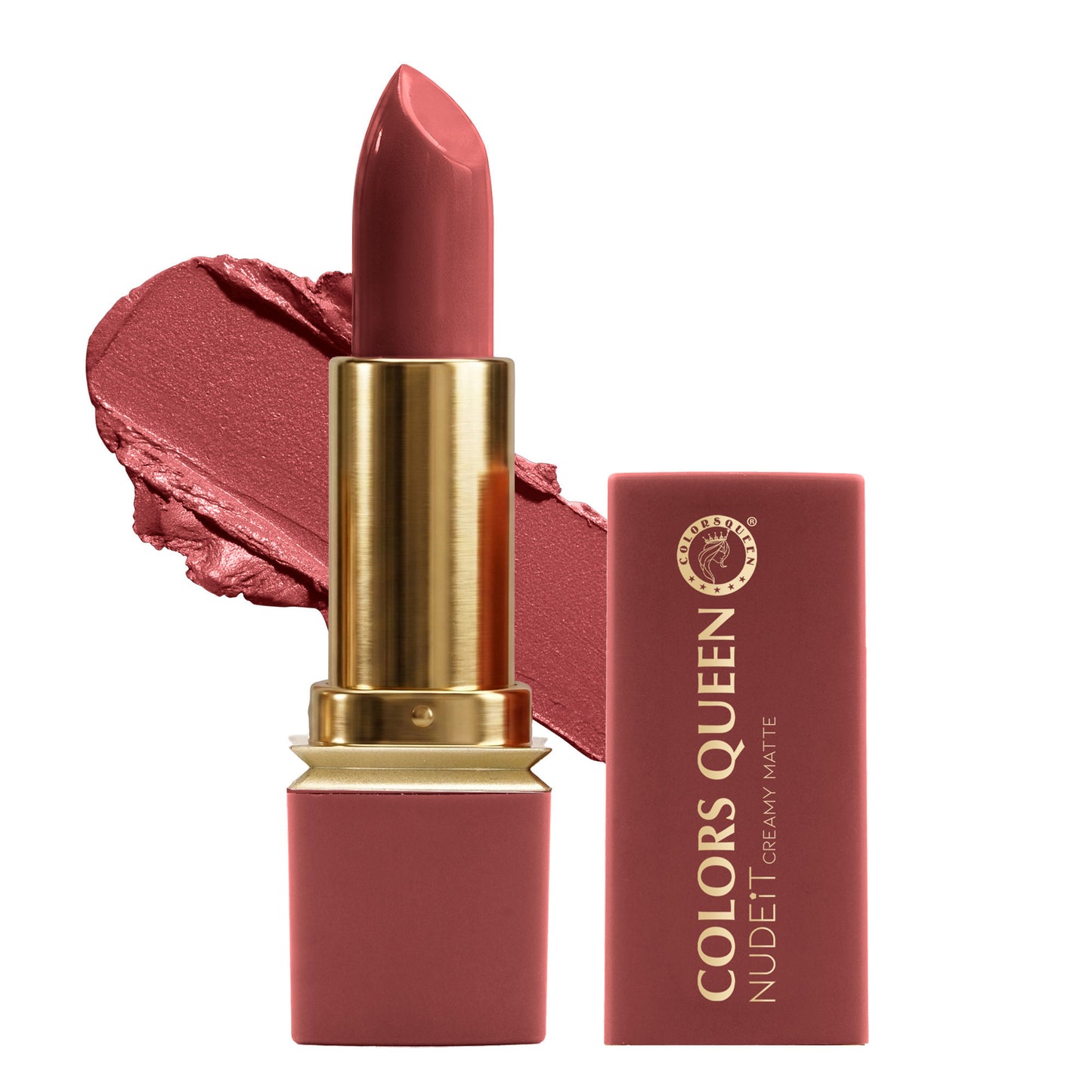 Colors Queen Nude It Creamy Matte Lipstick - Cranberry