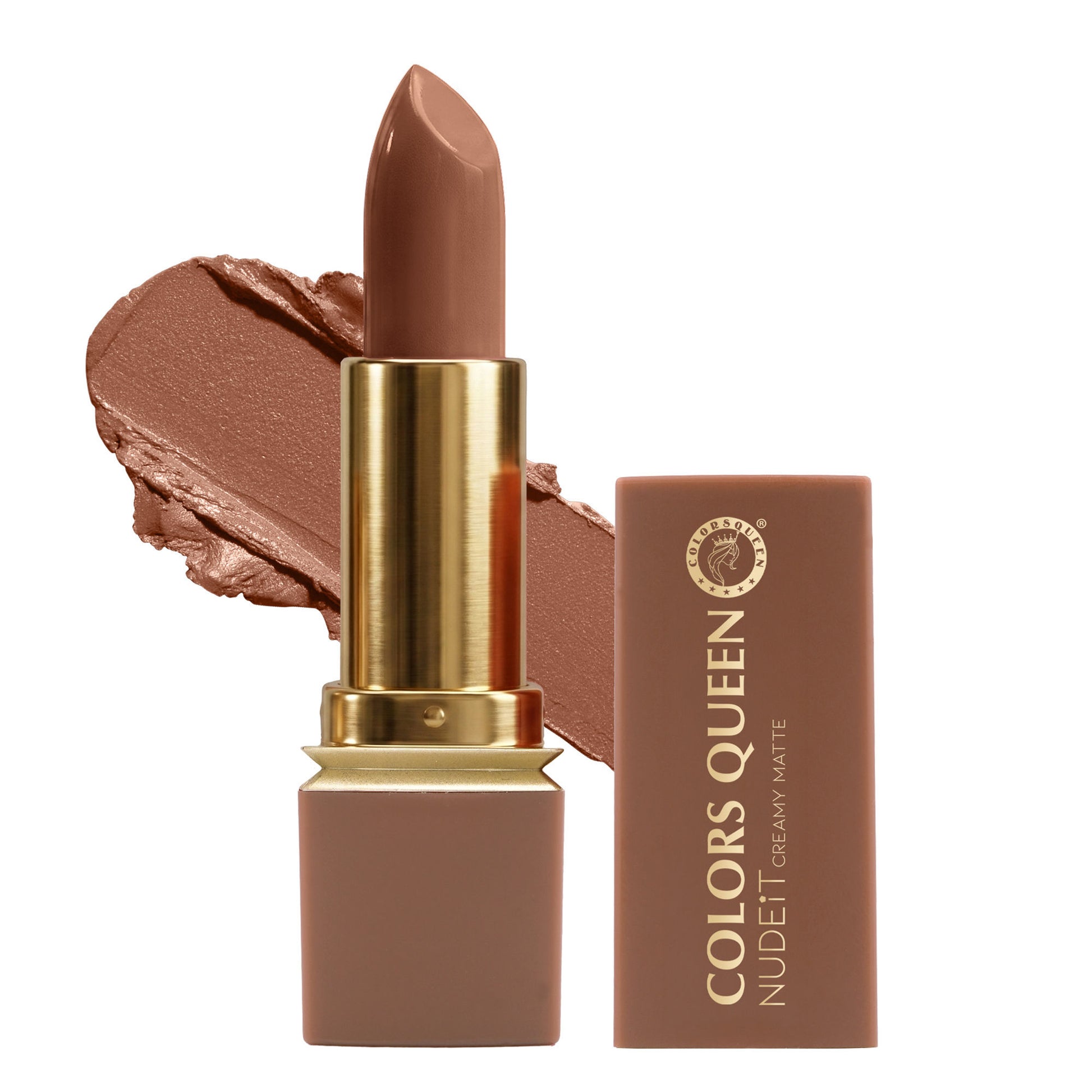 Colors Queen Nude It Creamy Matte Lipstick - Beige Champagn