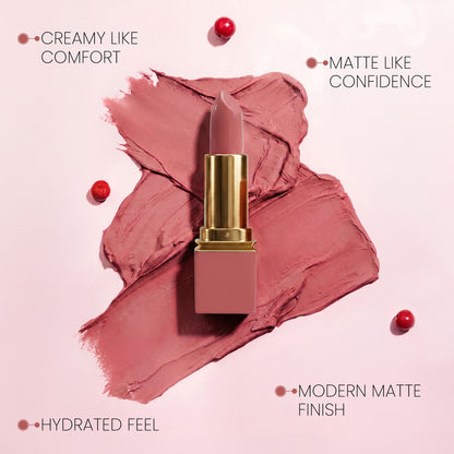 Colors Queen Nude It Creamy Matte Lipstick - Beige Champagn