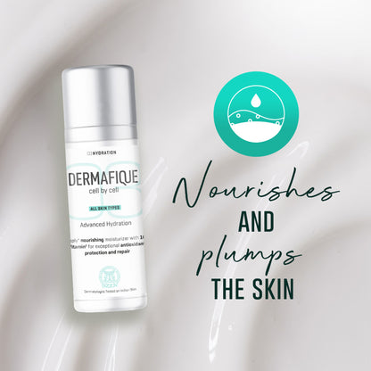 Dermafique Advanced Hydration Day Cream - Deep Hydration, 10x Vitamin E & Antioxidants