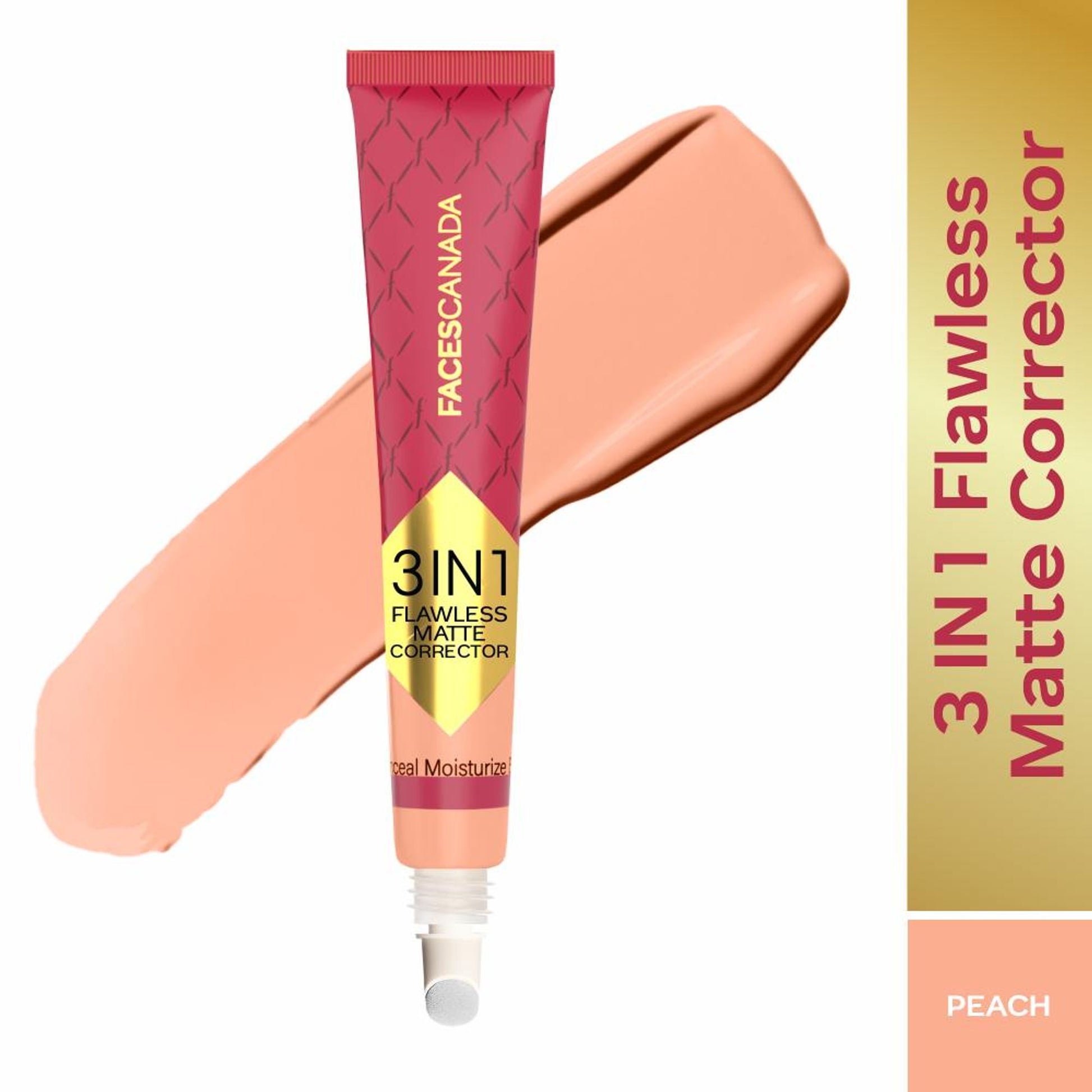 Faces Canada 3 in 1 Flawless Matte Corrector - Peach