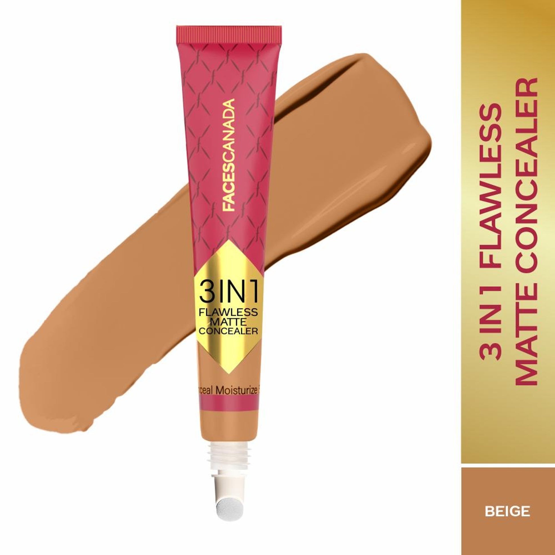 Faces Canada 3 In 1 Flawless Matte Concealer - Beige