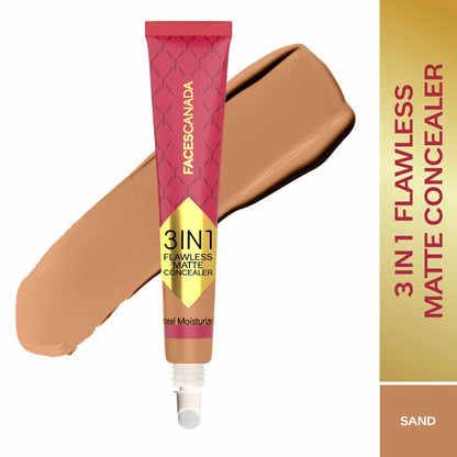 Faces Canada 3 In 1 Flawless Matte Concealer - Sand