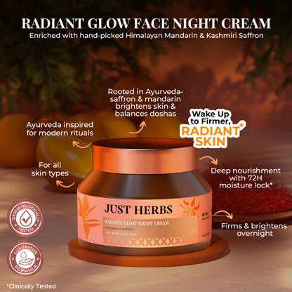 Just Herbs Radiant Glow Night Cream