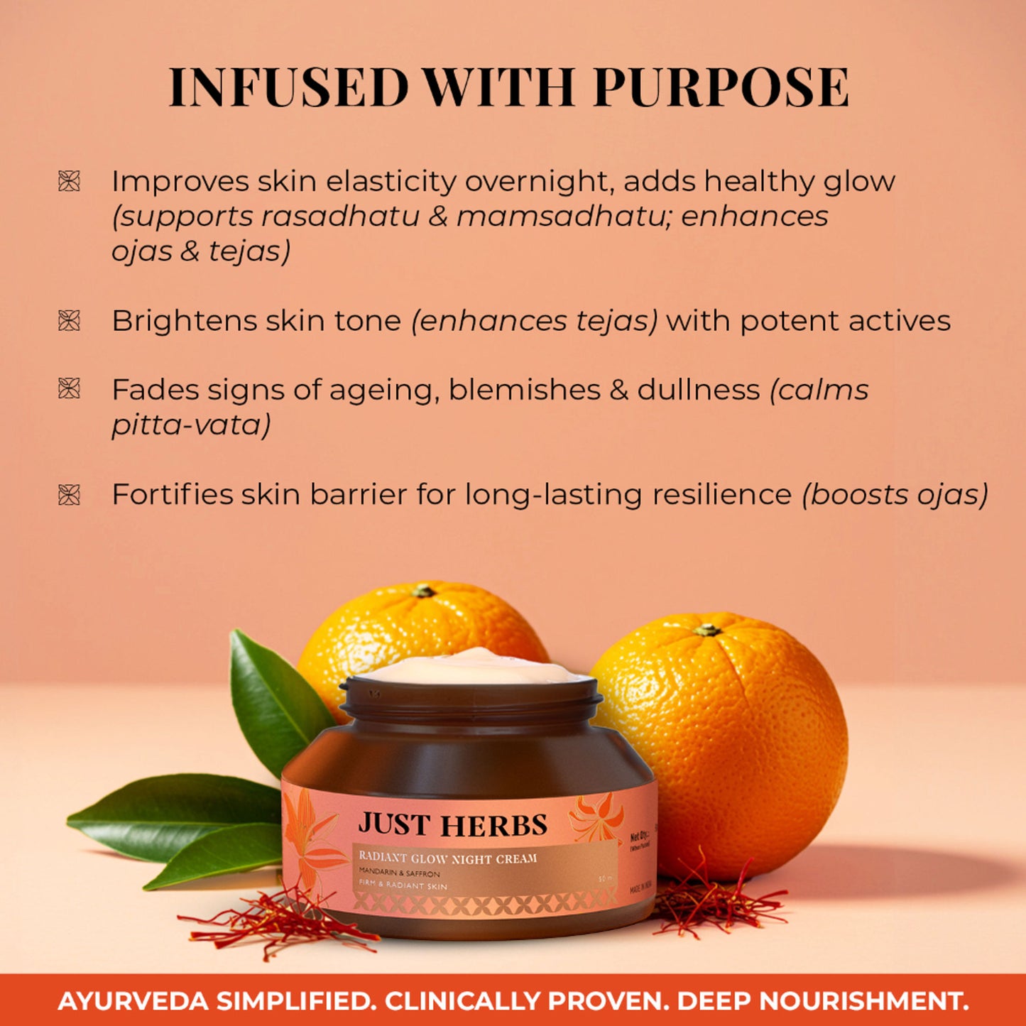 Just Herbs Radiant Glow Night Cream