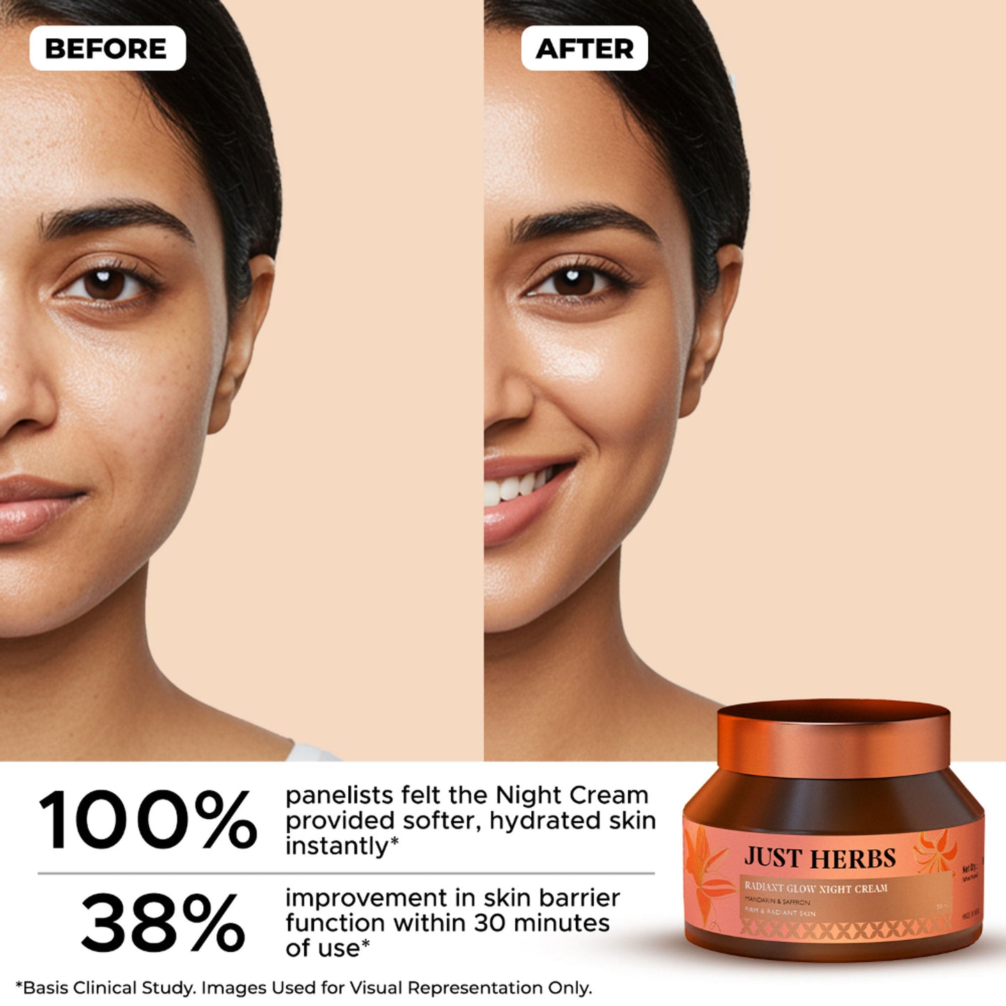 Just Herbs Radiant Glow Night Cream