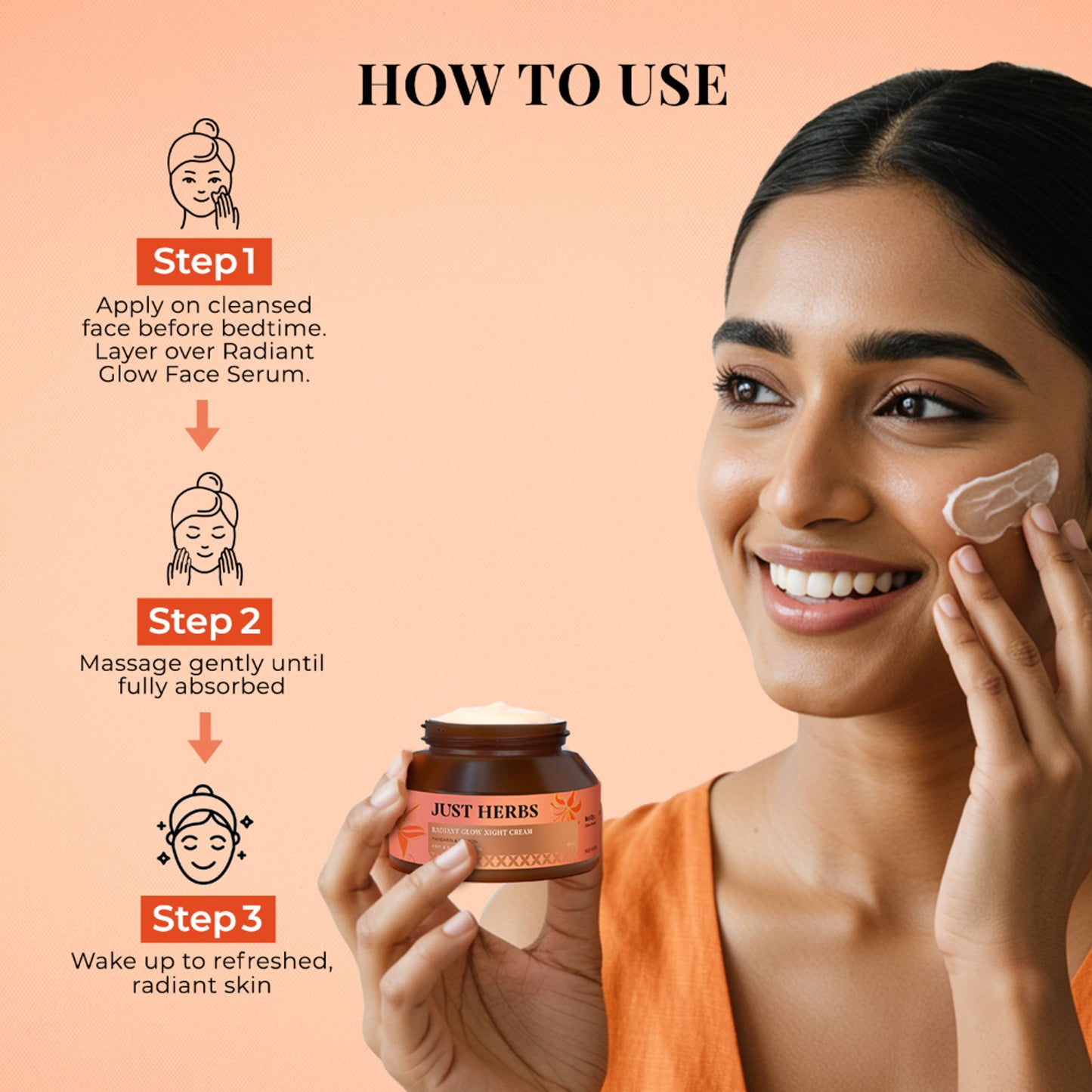 Just Herbs Radiant Glow Night Cream