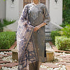 Dhiyona IE Women Floral Embroidered Regular Liva Kurta with Trousers & With Dupatta