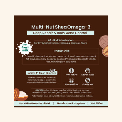 Nat Habit Multi-Nut Shea Omega-3 Fresh Malai Lotion