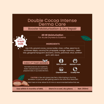 Nat Habit Double Cocoa Intense Dermacare Fresh Malai Lotion