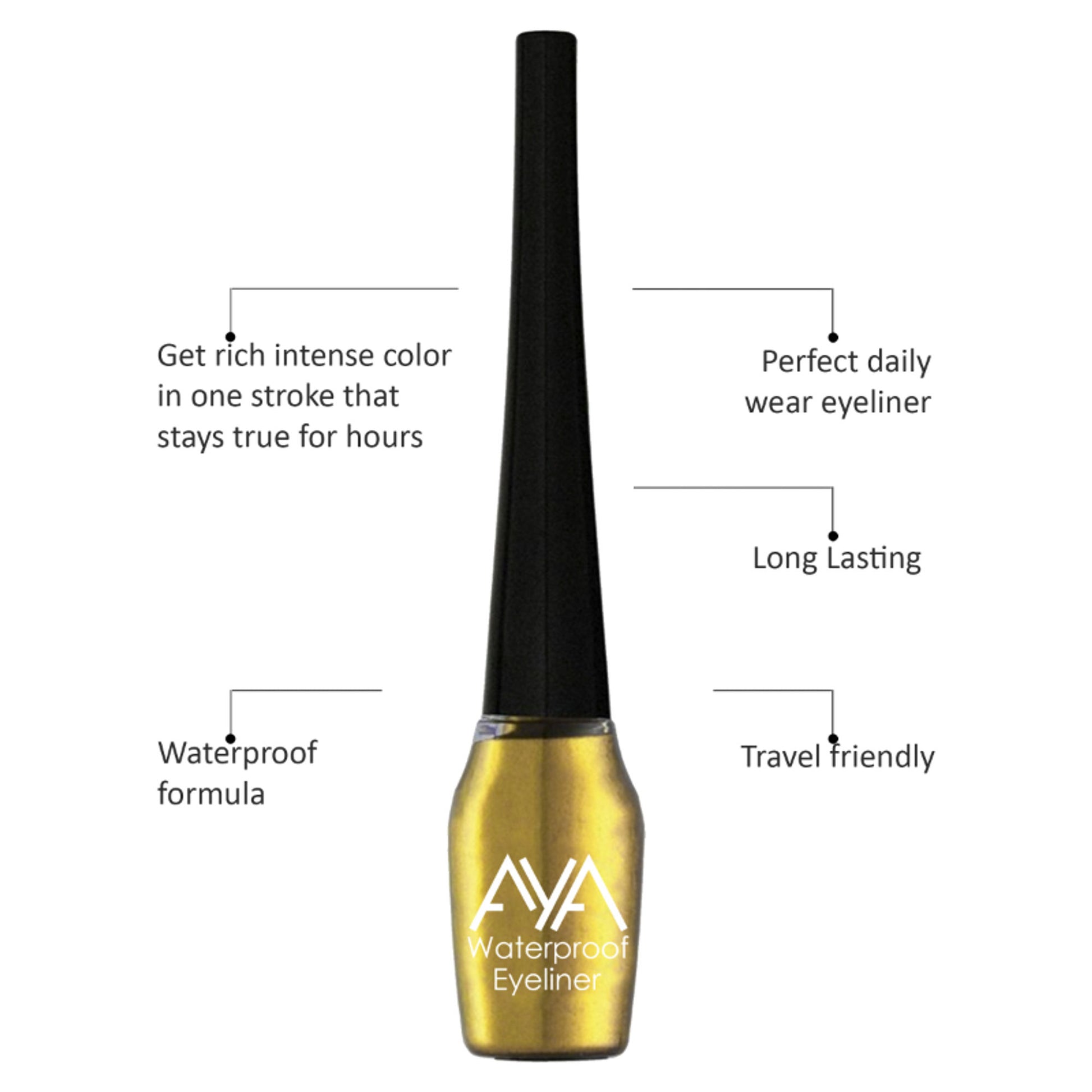 AYA Waterproof Eyeliner - Golden