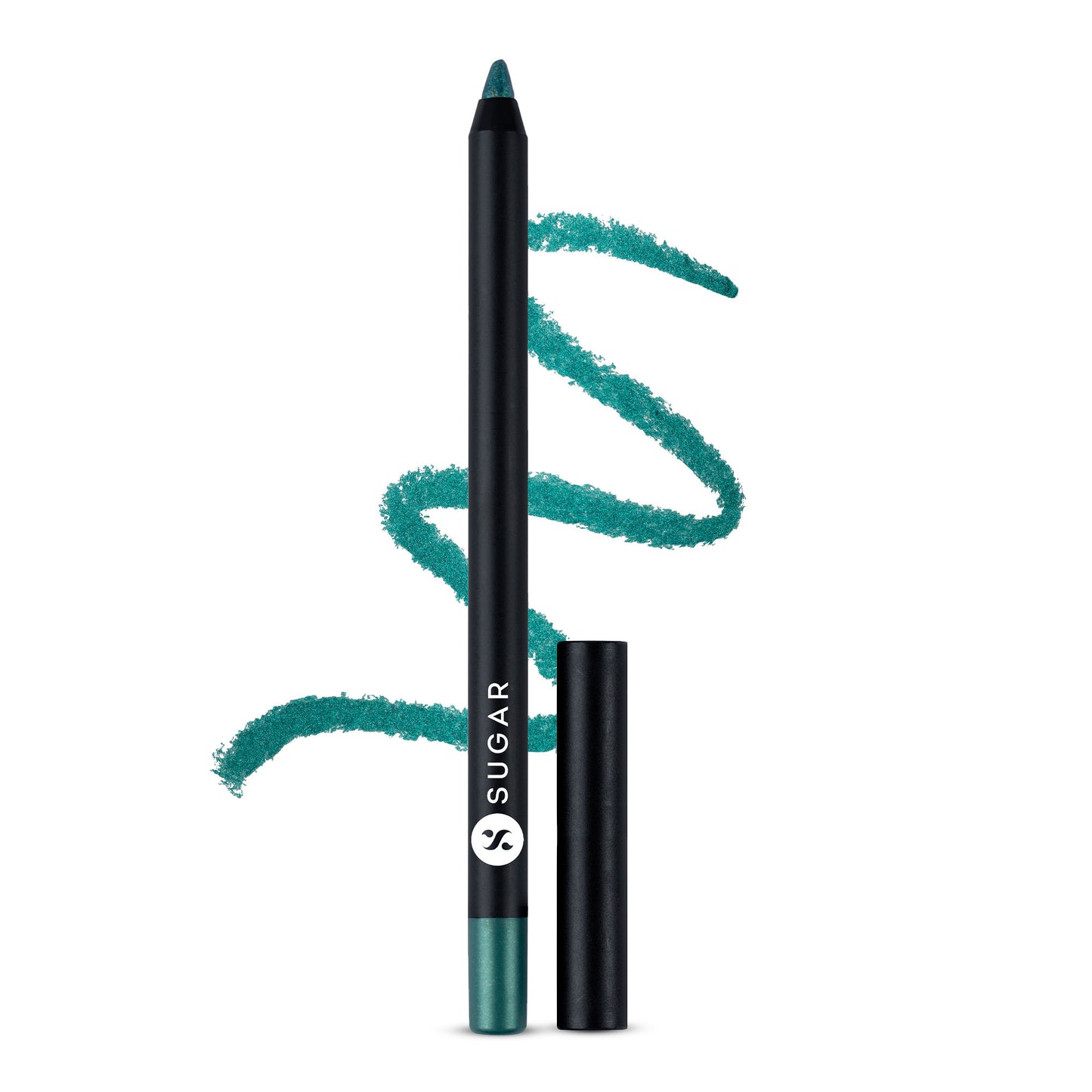 SUGAR Stroke Of Genius Heavy Duty Kohl With Free Sharpener - 01 Back To Black - 08 Emerald Elixir