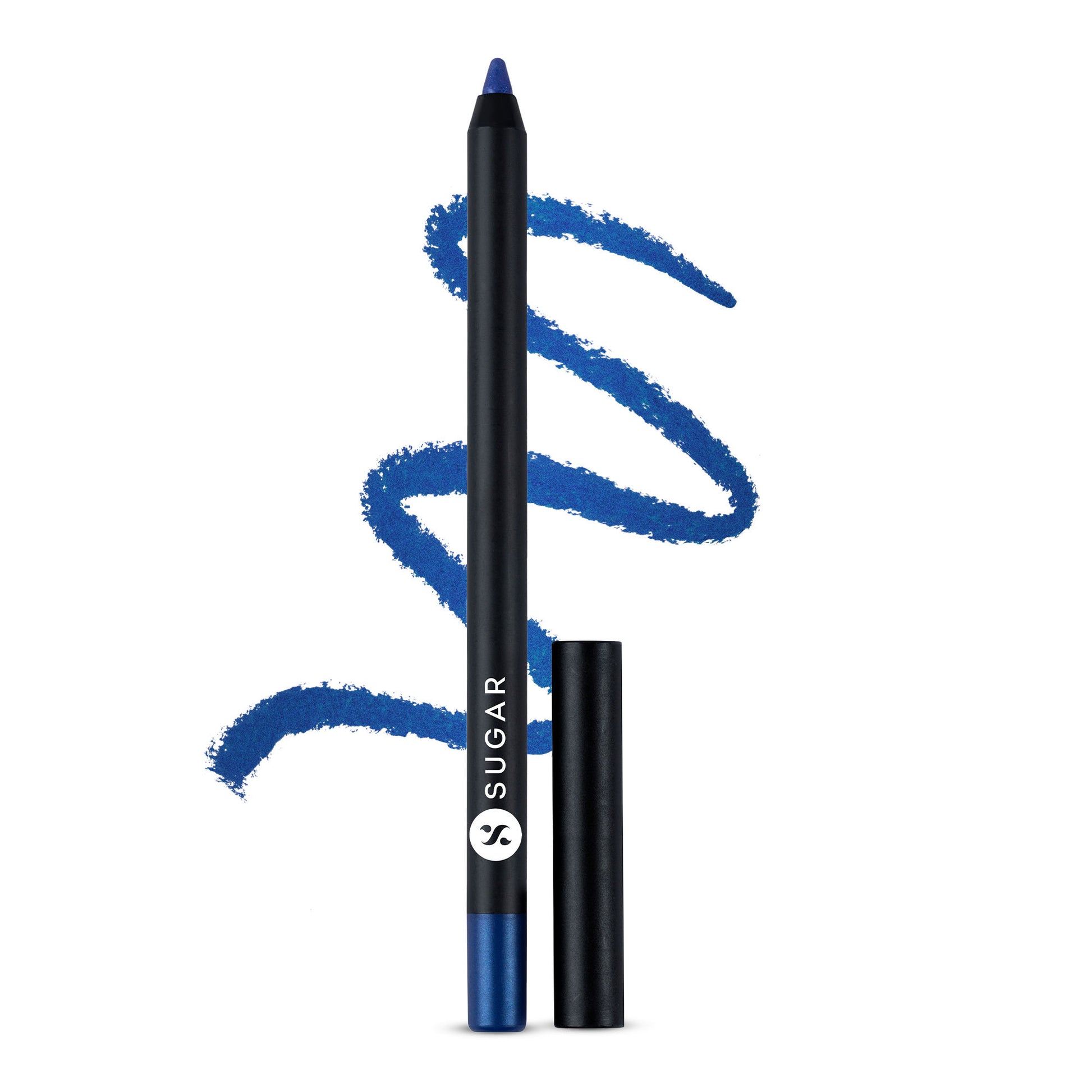 SUGAR Stroke Of Genius Heavy Duty Kohl With Free Sharpener - 01 Back To Black - 10 Sapphire Spell
