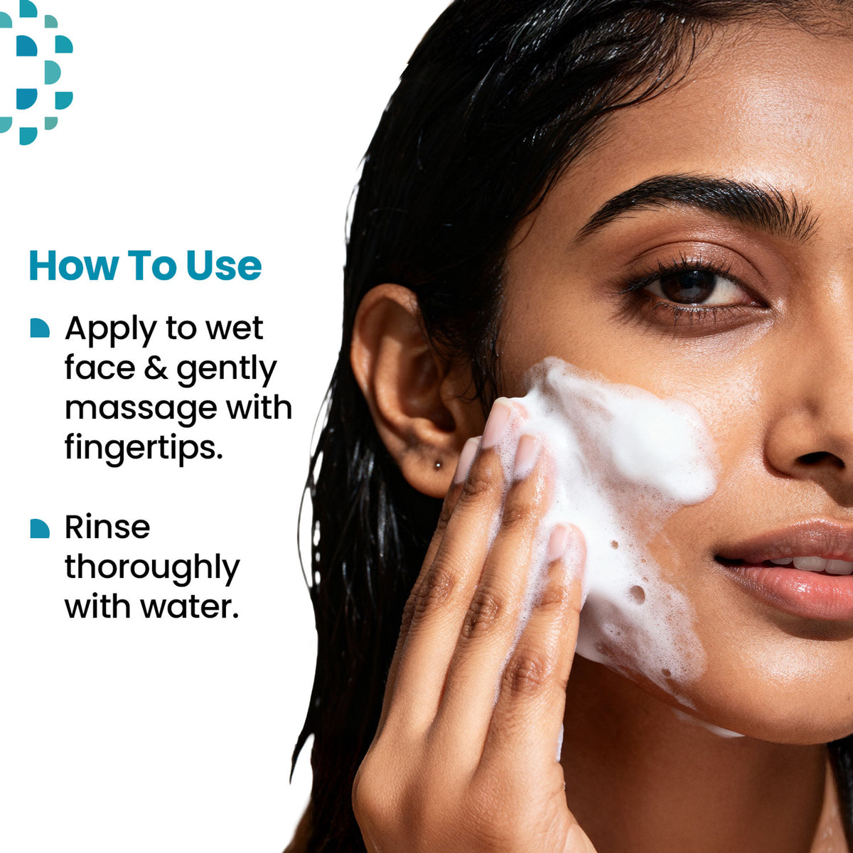 Kaya Brightening Beads Cleanser, with AHA, Vitamin B3 & E for All Skin Types