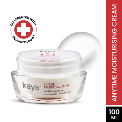 Kaya Anytime Moisturising Cream, with Shea Butter for all skin types