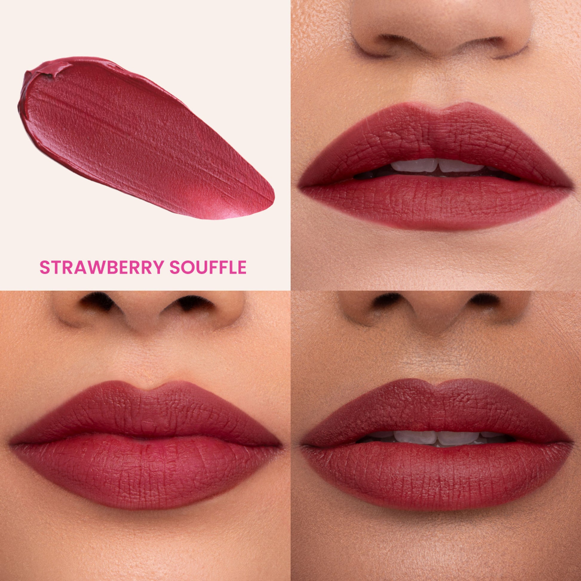 Typsy Beauty Pout Cloud Matte Lip Balm - Strawberry Souffle