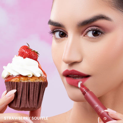 Typsy Beauty Pout Cloud Matte Lip Balm - Strawberry Souffle