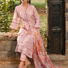 Dhiyona IE Women Floral Embroidered Panelled Thread Work Kurta with Trousers & With Dupatta