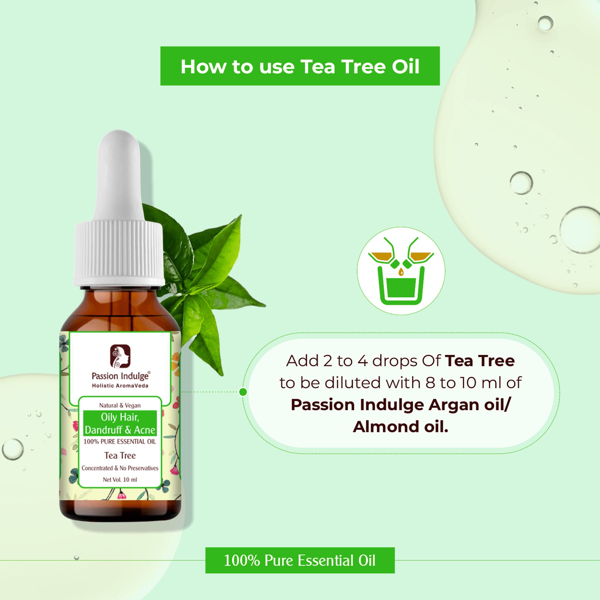 Passion Indulge Tea Tree Pure Essential Oil