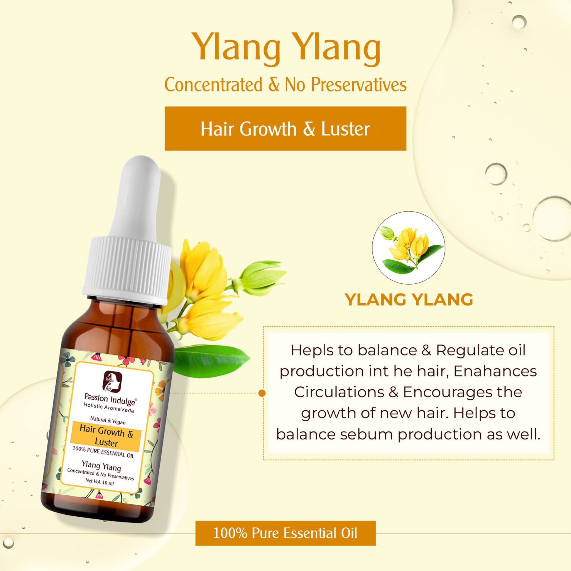 Passion Indulge Ylang Ylang Pure Essential Oil