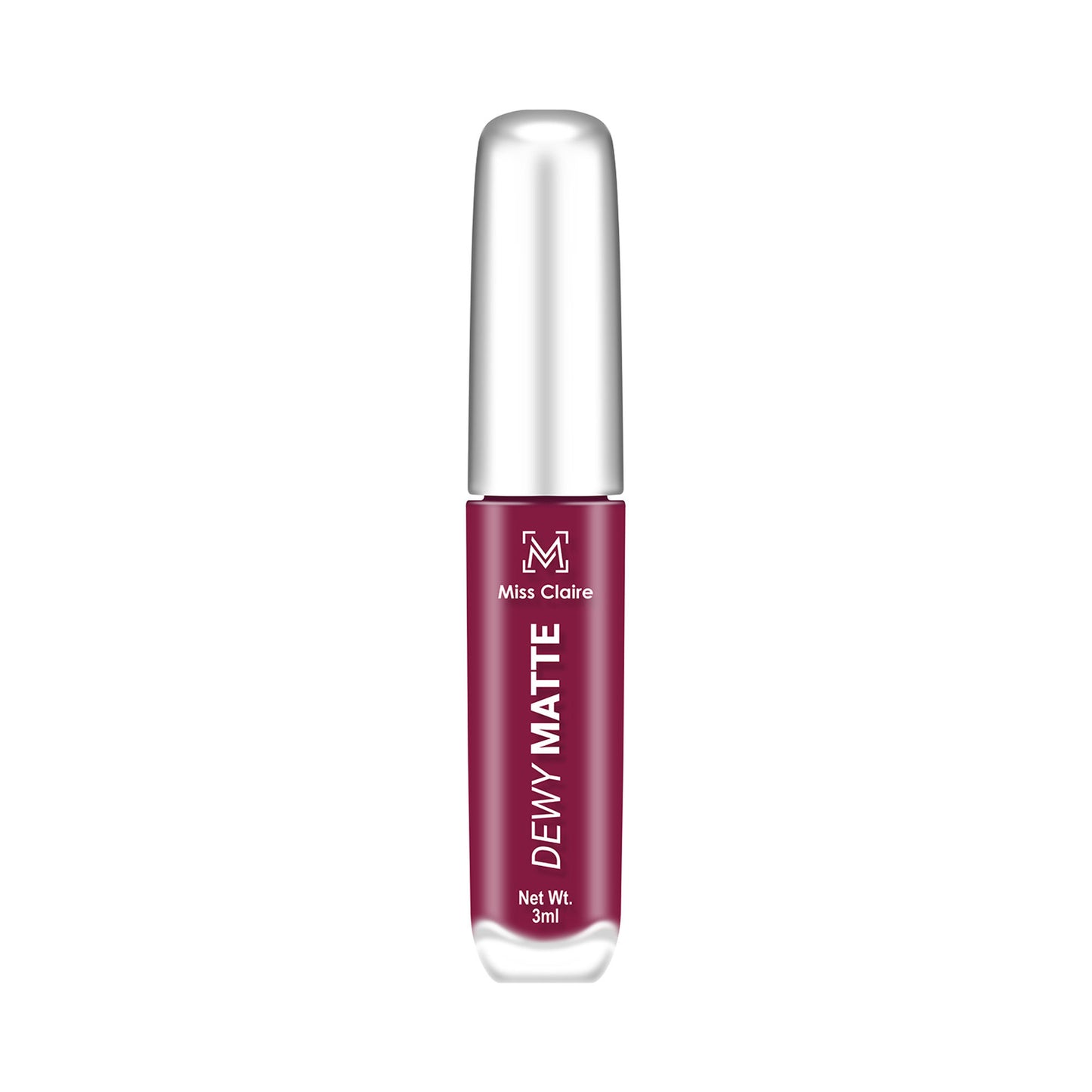 Miss Claire Dewy Matte Lip Color - 21 Plum Pop