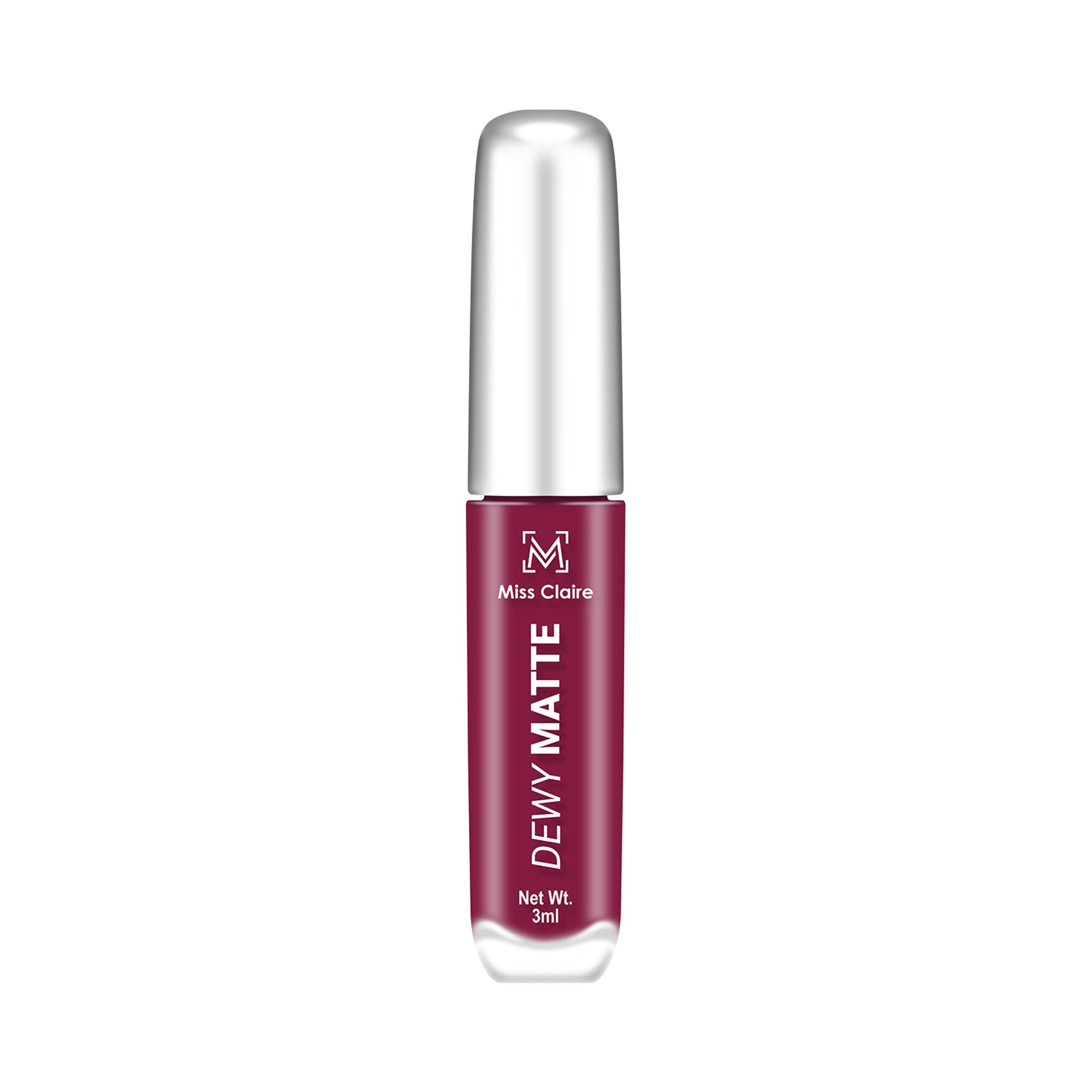 Miss Claire Dewy Matte Lip Color - 21 Plum Pop