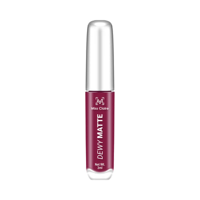 Miss Claire Dewy Matte Lip Color - 21 Plum Pop