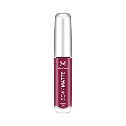 Miss Claire Dewy Matte Lip Color - 21 Plum Pop