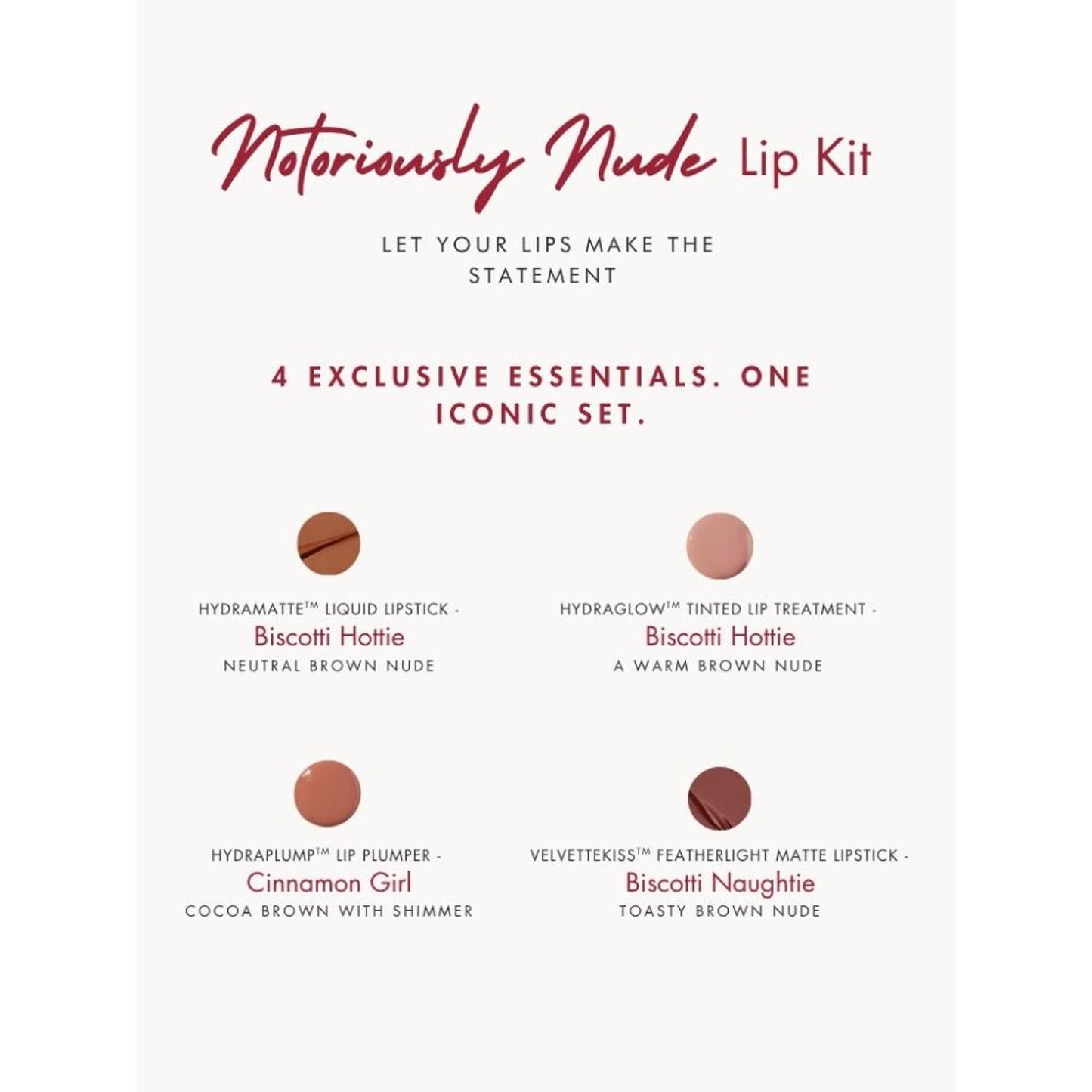 HYUE Notoriously Nude Lip Kit