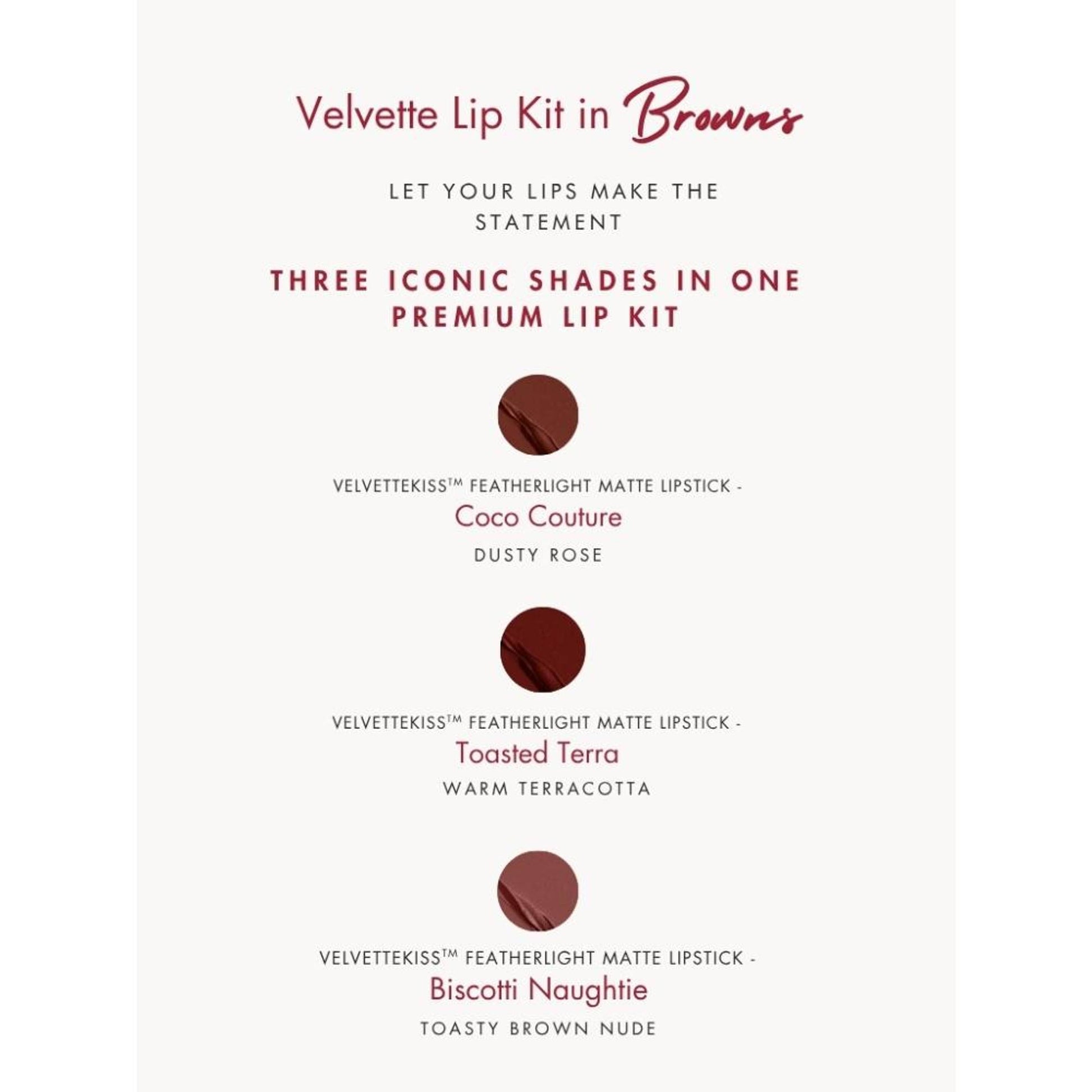 HYUE Velvette Kiss Gift Set - In Brown