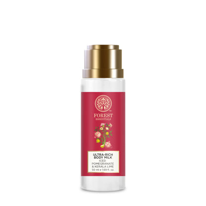 Forest Essentials Ultra-Rich Body Milk Iced Pomegranate & Kerala Lime Natural Body Lotion