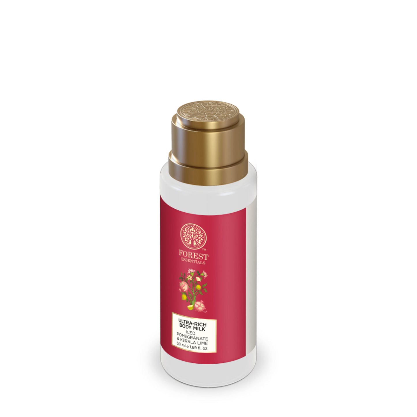 Forest Essentials Ultra-Rich Body Milk Iced Pomegranate & Kerala Lime Natural Body Lotion
