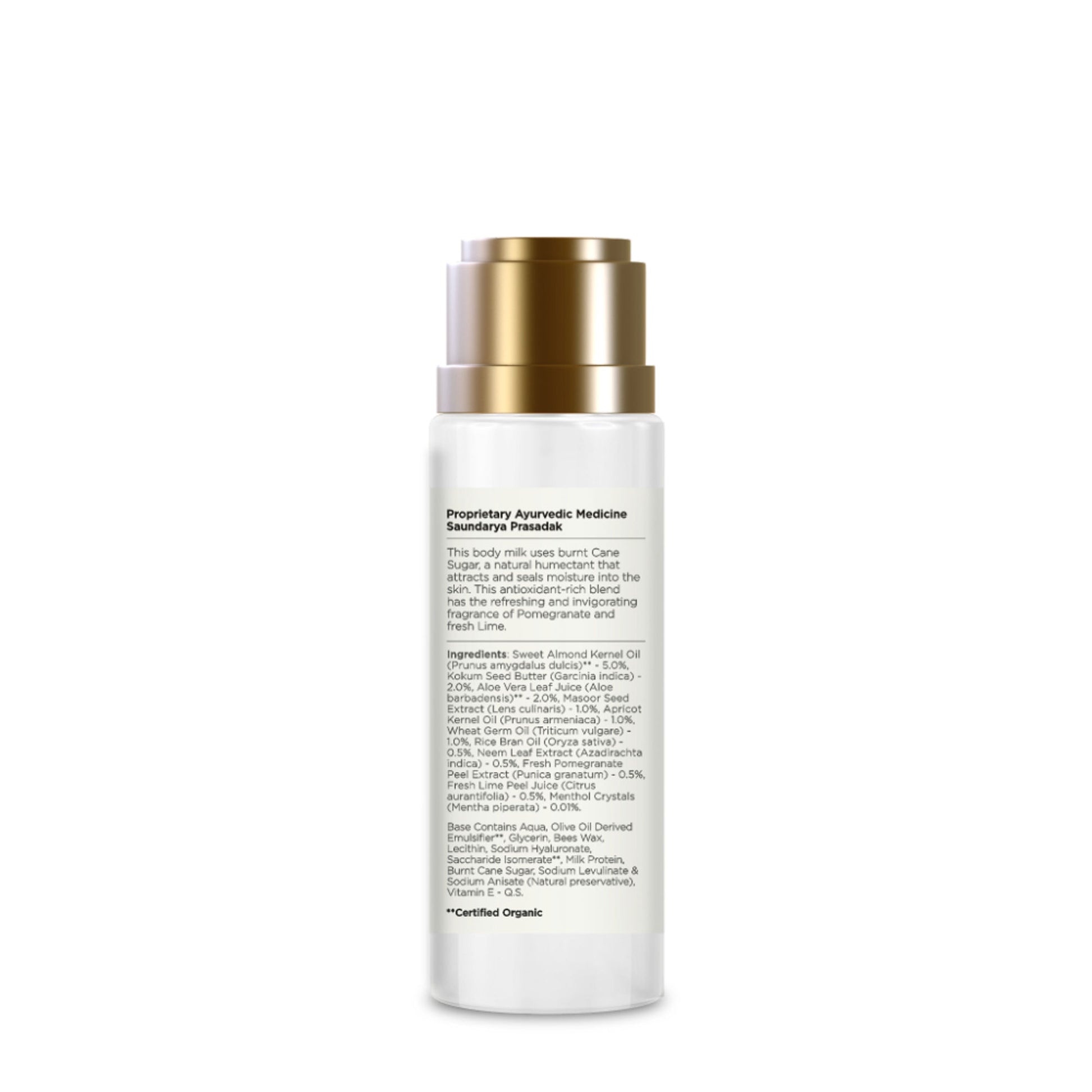 Forest Essentials Ultra-Rich Body Milk Iced Pomegranate & Kerala Lime Natural Body Lotion