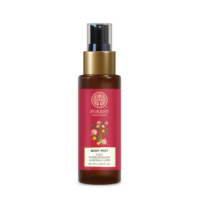 Forest Essentials Body Mist Iced Pomegranate & Kerala Lime (Body Spray)