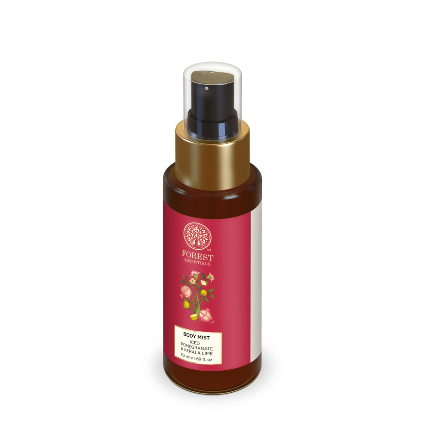 Forest Essentials Body Mist Iced Pomegranate & Kerala Lime (Body Spray)