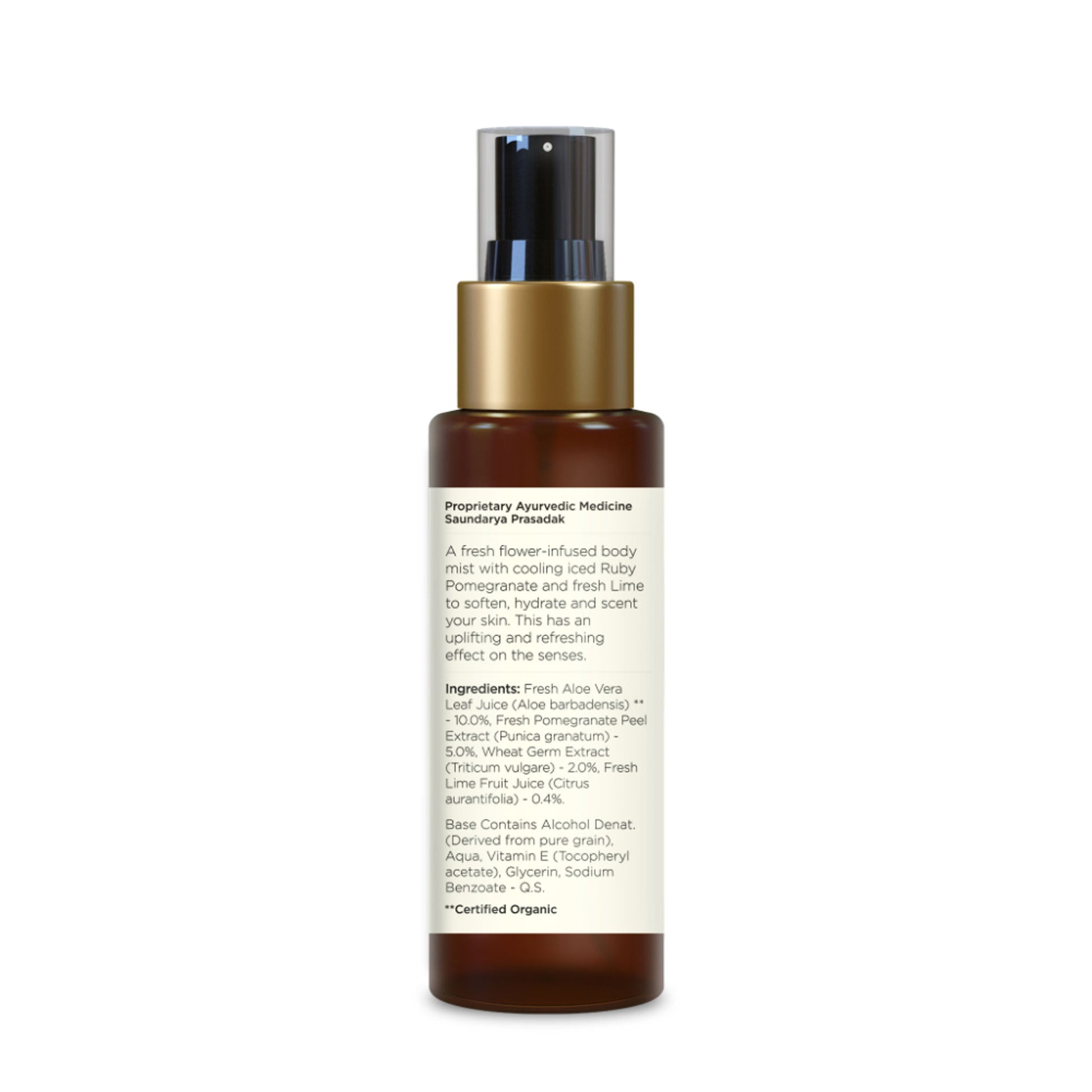 Forest Essentials Body Mist Iced Pomegranate & Kerala Lime (Body Spray)