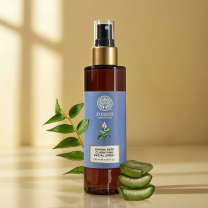 Forest Essentials Shudhi Skin Clarifying Facial Spray - Hydrating Toner for Acne Prone Skin