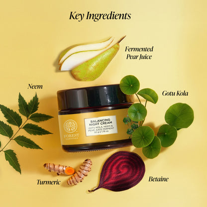 Forest Essentials Gotu Kola Balancing Night Cream For Oily & Acne Prone Skin
