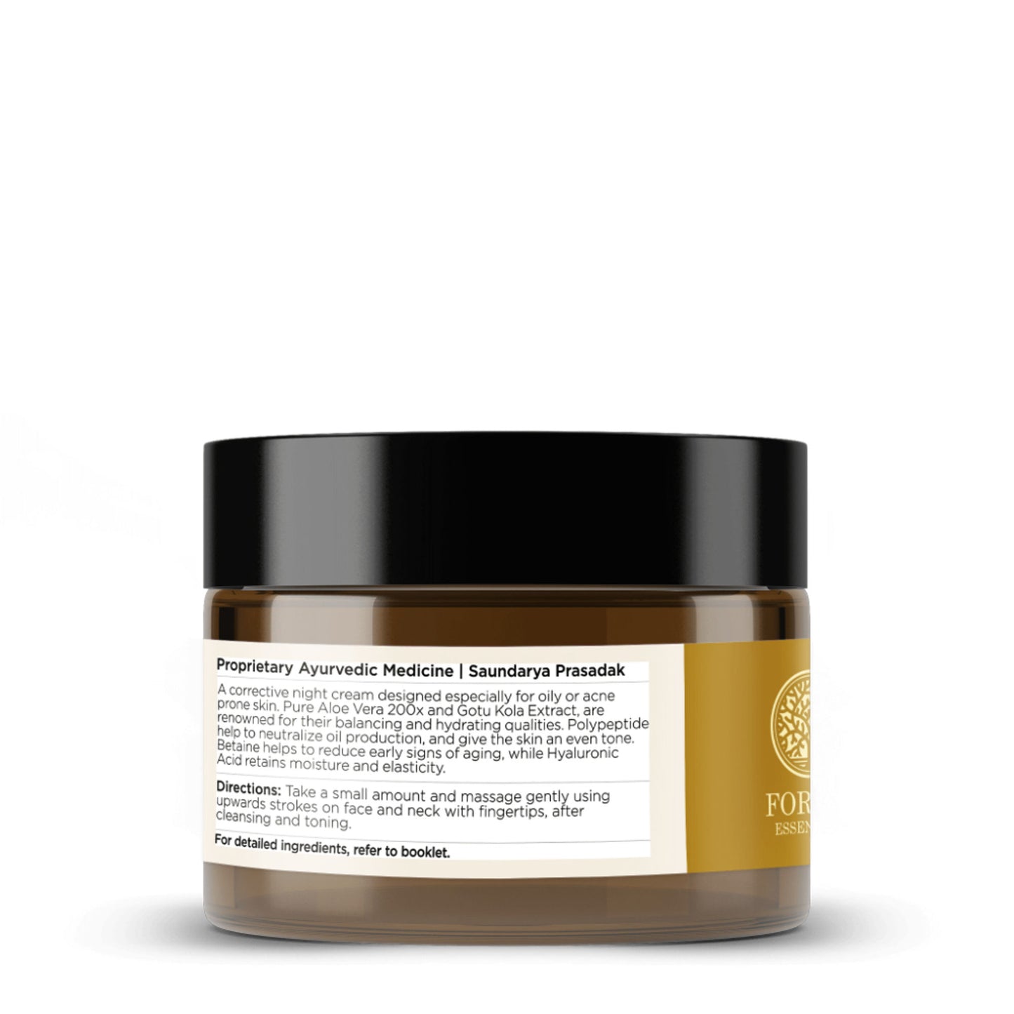 Forest Essentials Gotu Kola Balancing Night Cream For Oily & Acne Prone Skin